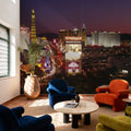 Electric Skyline Mural Wallpaper - room preview 02