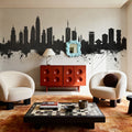 Nairobi Kenya Skyline Black & White Mural Wallpaper - room preview 02