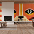 Happy Cat II Mural Wallpaper - room preview 02