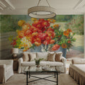 Flowers From the Garden Mural Wallpaper - room preview 02