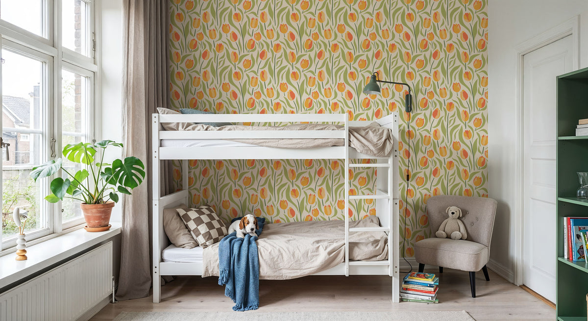 Tulipa Pretty Princess Mural Wallpaper - room preview 02