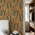 Spruce and Blooms Mural Wallpaper - room preview 02