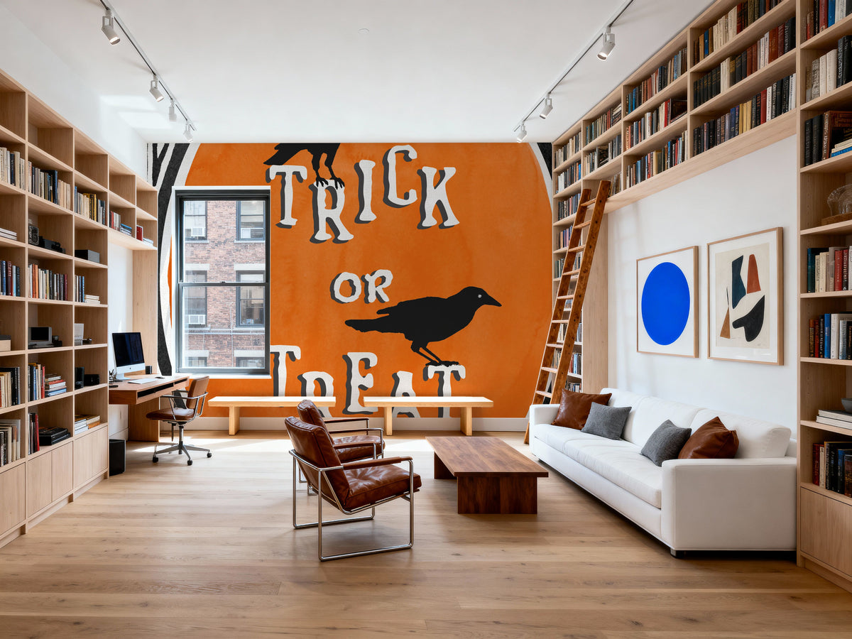 Trick or Treat Mural Wallpaper - room preview 02