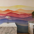 Rainbow Mountains Mural Wallpaper - room preview 02