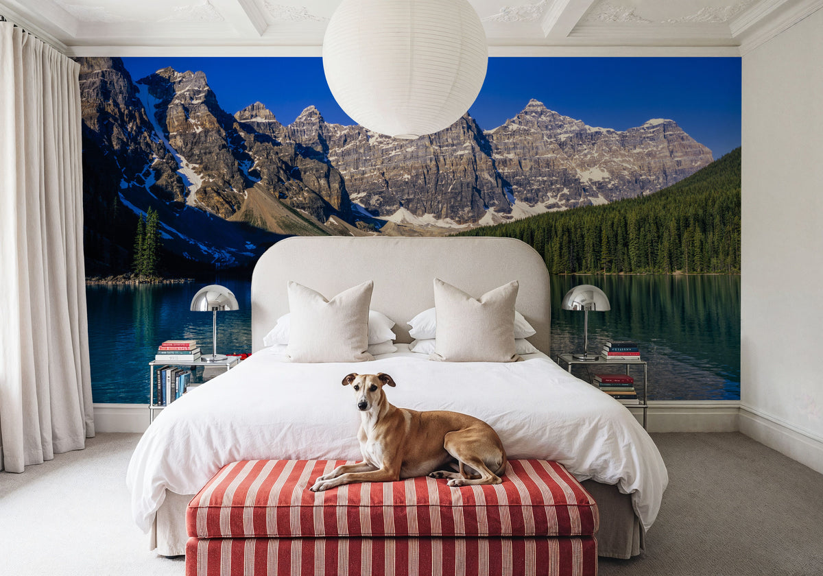 Moraine Kayaker Mural Wallpaper - room preview 02