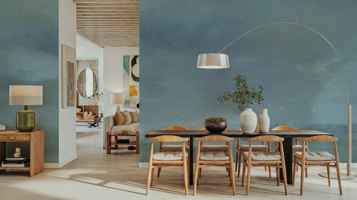 Cloudy Seascape Mural Wallpaper - room preview 02