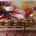 Blossoming Confidence Mural Wallpaper - room preview 02
