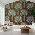 Elephant Ear Tree, Brown Mural Wallpaper - room preview 02
