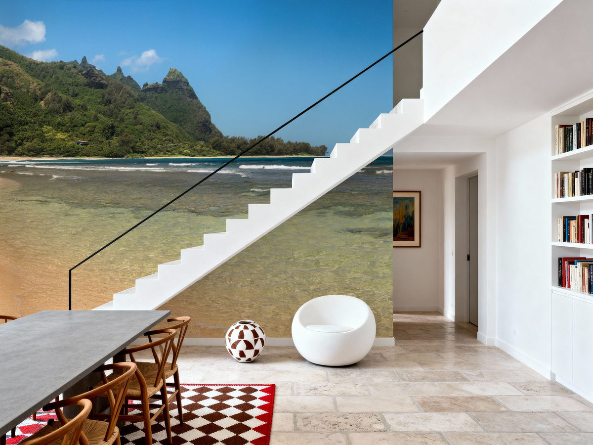 Tunnels Beach Mural Wallpaper - room preview 02