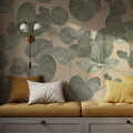 Levitating Leaves Mural Wallpaper - room preview 02
