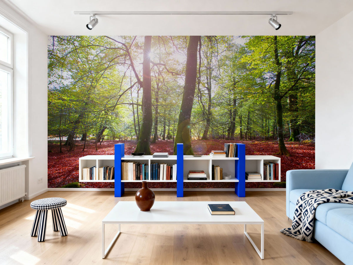 Pyrenees Fall Mural Wallpaper - room preview 02
