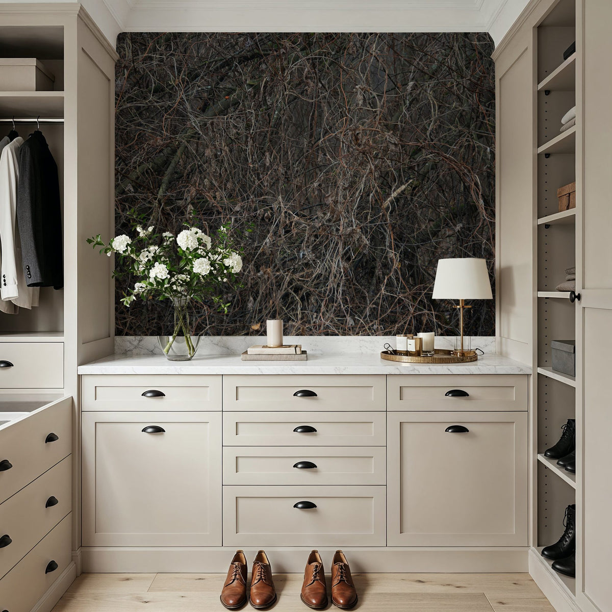 Fall Thicket Mural Wallpaper - room preview 02