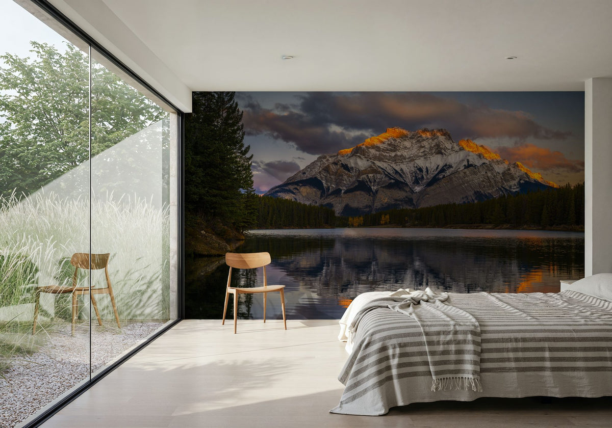 Morning Light Cascade Mural Wallpaper - room preview 02