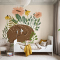 Sleeping Deer Mural Wallpaper - room preview 02
