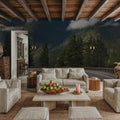 Colonial Peak and North Cascades Highway Mural Wallpaper - room preview 02