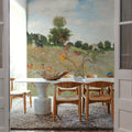The Poppy Field Near Argenteuil Mural Wallpaper - room preview 02