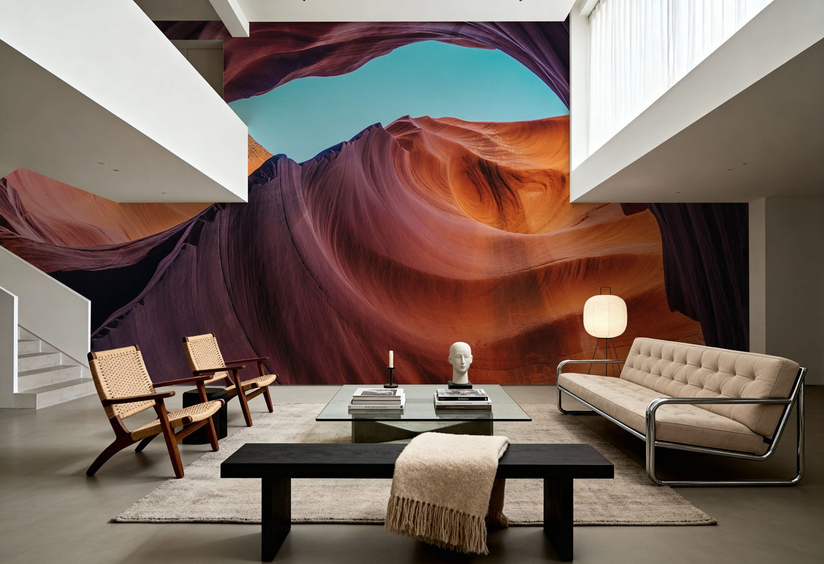 Lower Antelope Canyon Mural Wallpaper - room preview 02
