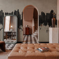 Panama City Skyline Concrete Mural Wallpaper - room preview 02
