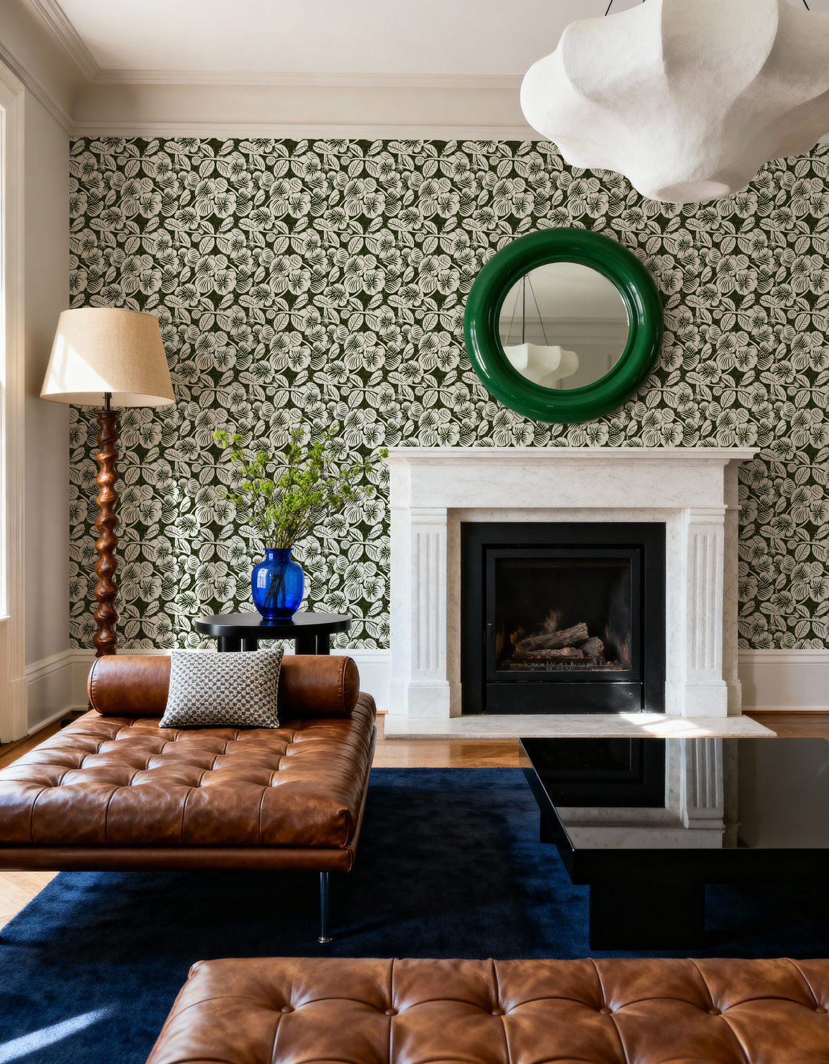 Country Floral Mural Wallpaper - room preview 02