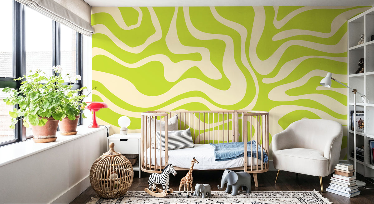 Octopus Effect Mural Wallpaper - room preview 02