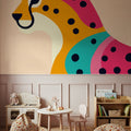 Safari Cat I Mural Wallpaper - room preview 02