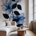 Midnight Blossoms II Mural Wallpaper - room preview 02