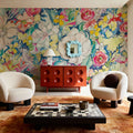 Floral Explosion Mural Wallpaper - room preview 02