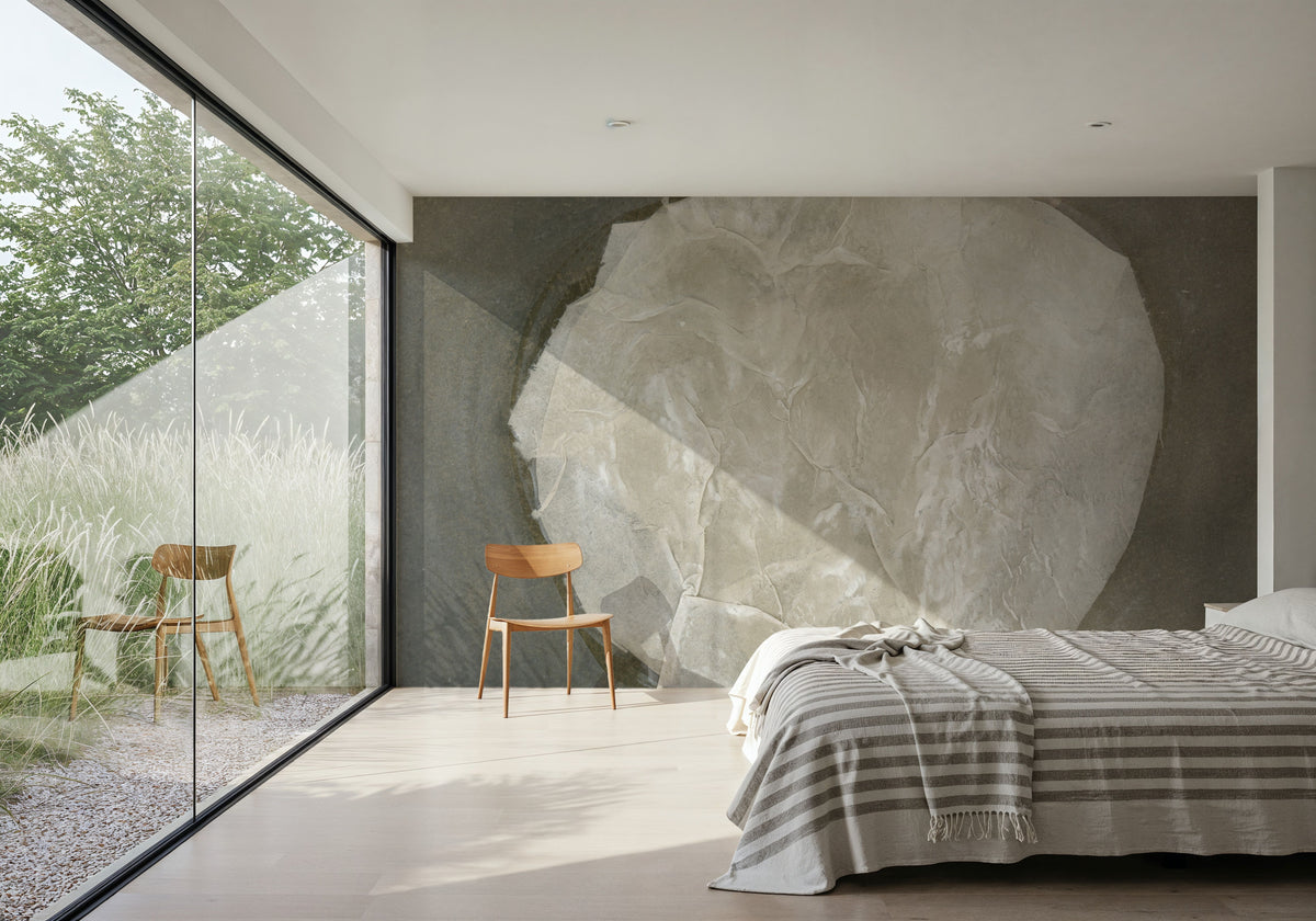 Wabi Sabi Circle Mural Wallpaper - room preview 02