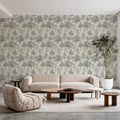 Park Trees, Off White Mural Wallpaper - room preview 02