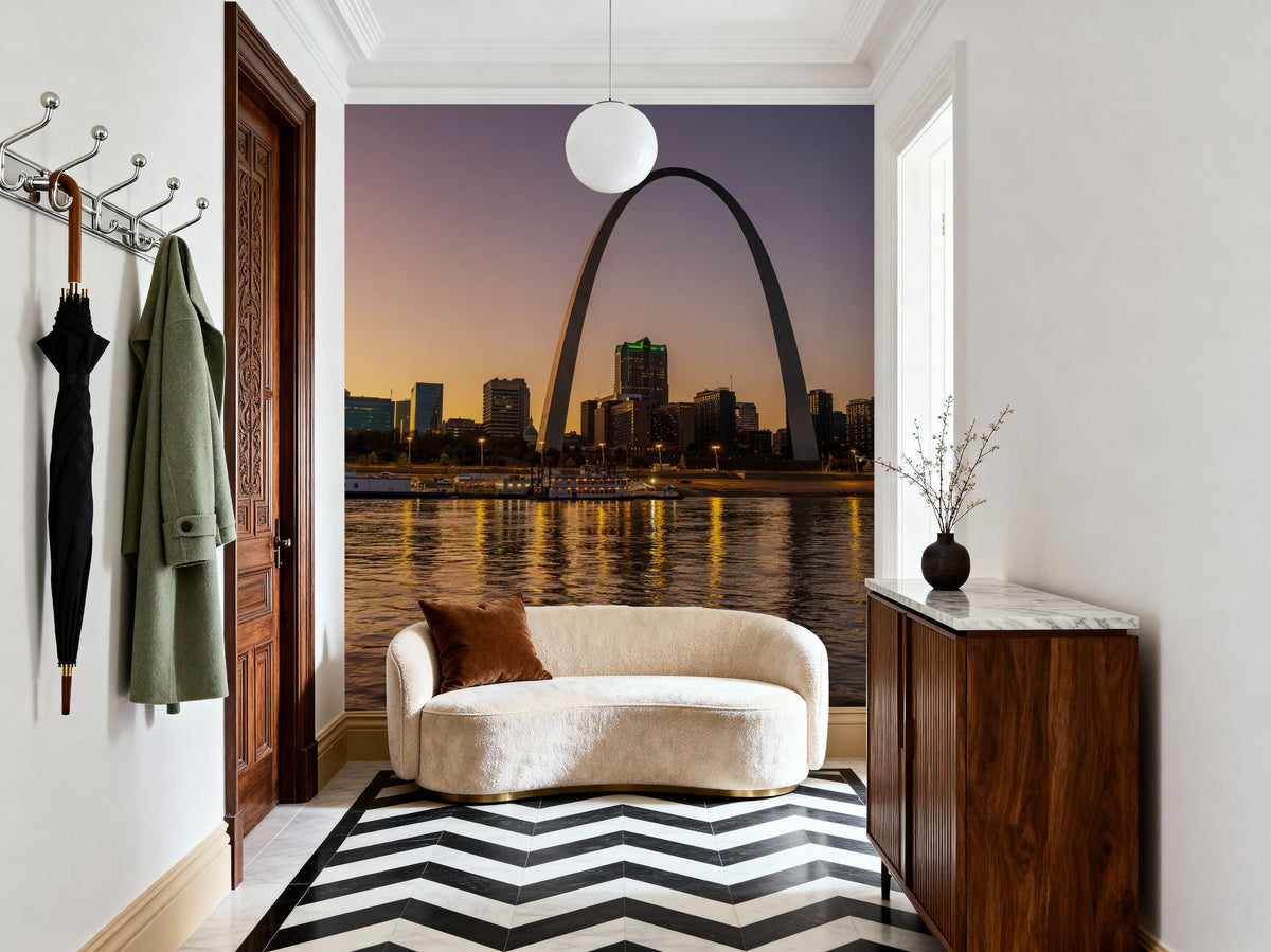 Twilight Arch Mural Wallpaper - room preview 02