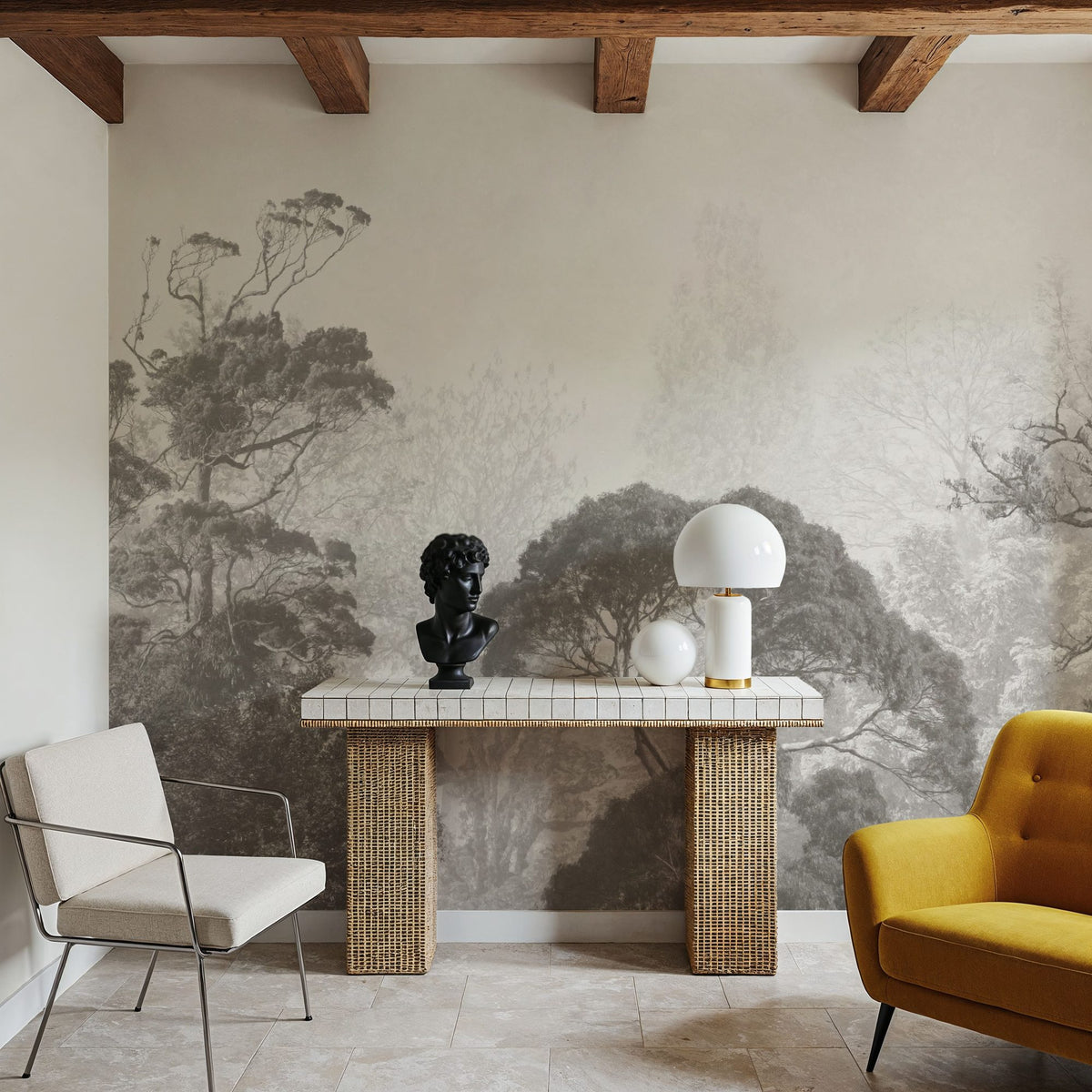 The Old Woodland Mural Wallpaper - room preview 02