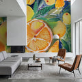 Summery Citrus Mural Wallpaper - room preview 02