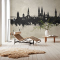 Lubeck Germany Skyline Concrete Mural Wallpaper - room preview 02