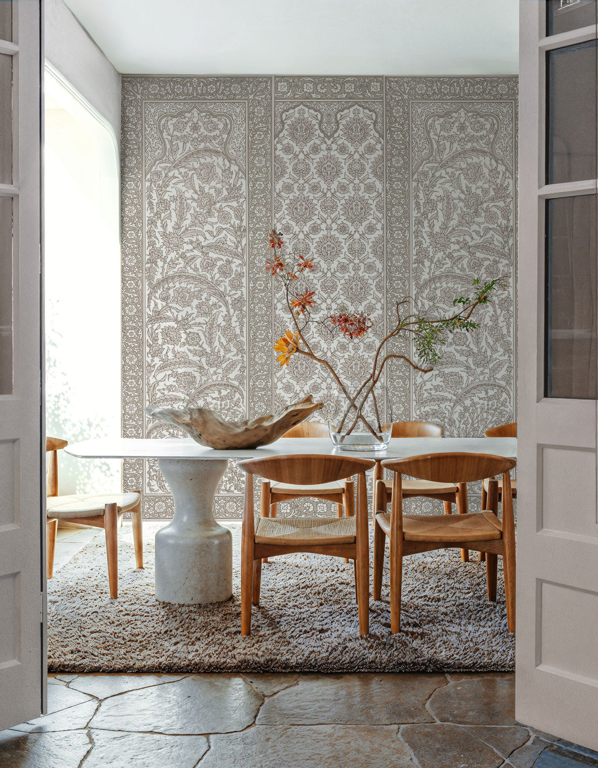 Riad Ornaments, Alpine Oat Mural Wallpaper - room preview 02