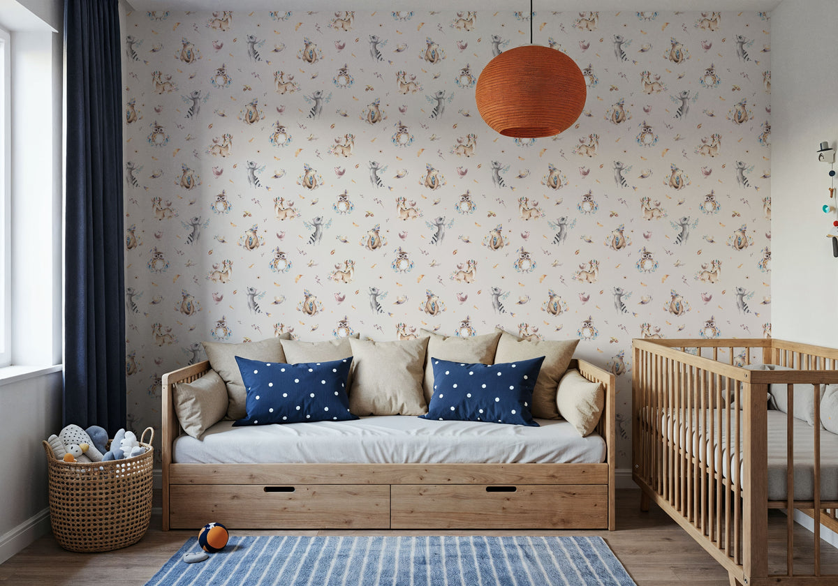 Forest Friends Mural Wallpaper - room preview 02