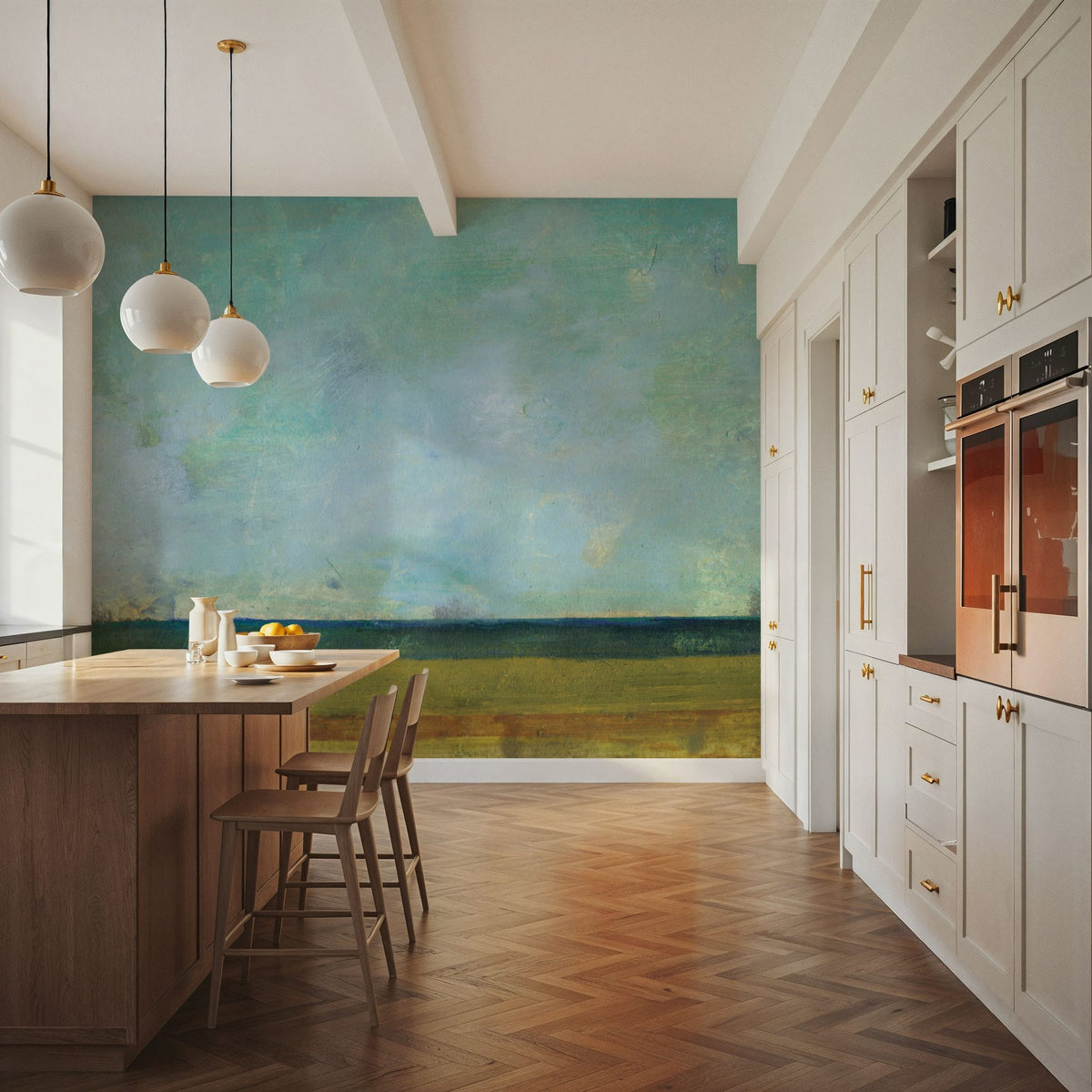 Shore II Mural Wallpaper - room preview 02