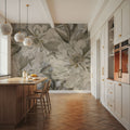 Peony Study - Chalk Mural Wallpaper - room preview 02