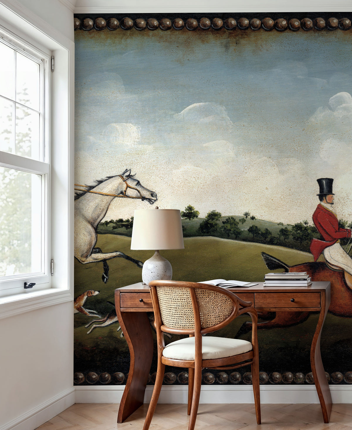 The Hunt Crop Mural Wallpaper - room preview 02