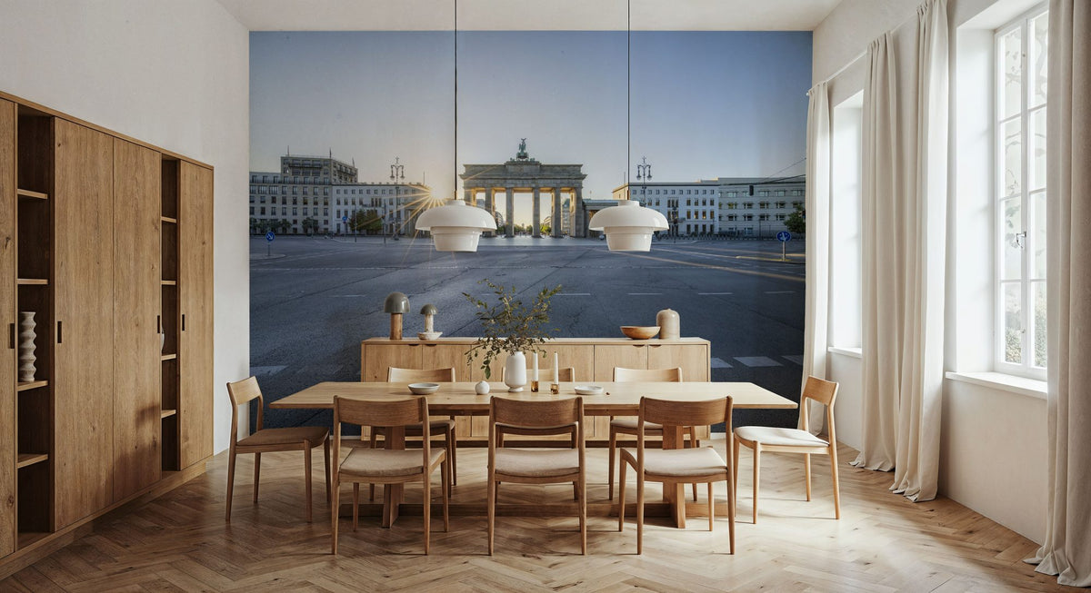 Brandenburger Tor Sunrise Mural Wallpaper - room preview 02