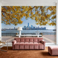 NYC Autumn Thoughts Mural Wallpaper - room preview 02