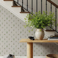 Nordic Flora Ivory Petite, Cloud Mural Wallpaper - room preview 02