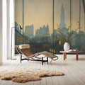 New York, Brooklyn Bridge (1927) Illustration Mural Wallpaper - room preview 02