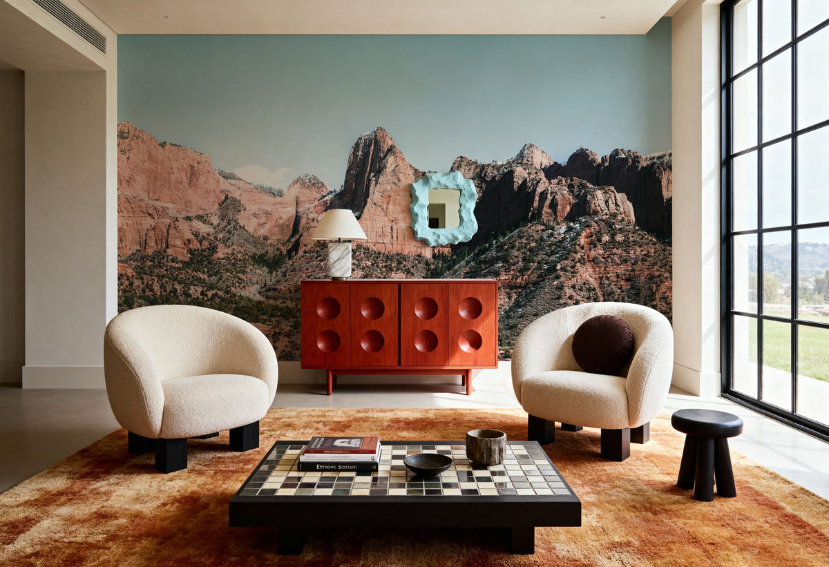 Kolob Canyons Mural Wallpaper - room preview 02