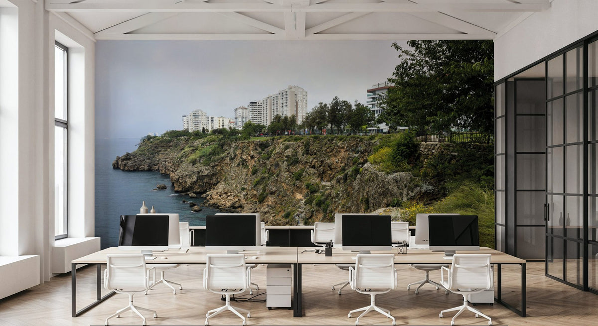 Cliffside Vista Mural Wallpaper - room preview 02