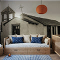 Sunset Cross Mural Wallpaper - room preview 02