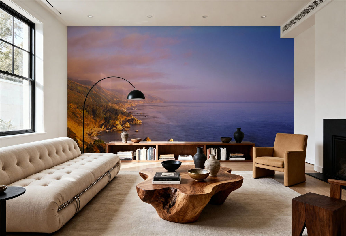 Golden Coast Majesty Mural Wallpaper - room preview 02