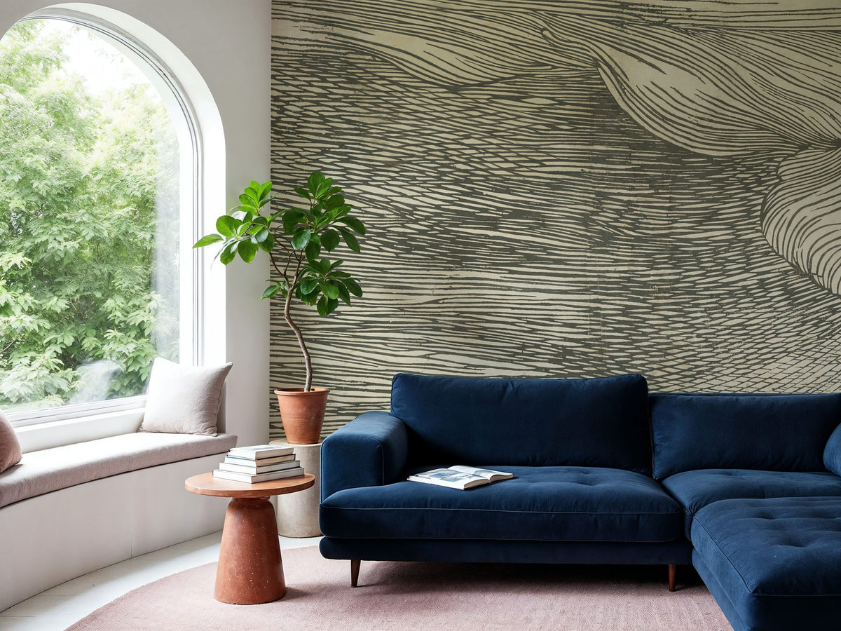 The Red Sea Mural Wallpaper - room preview 02