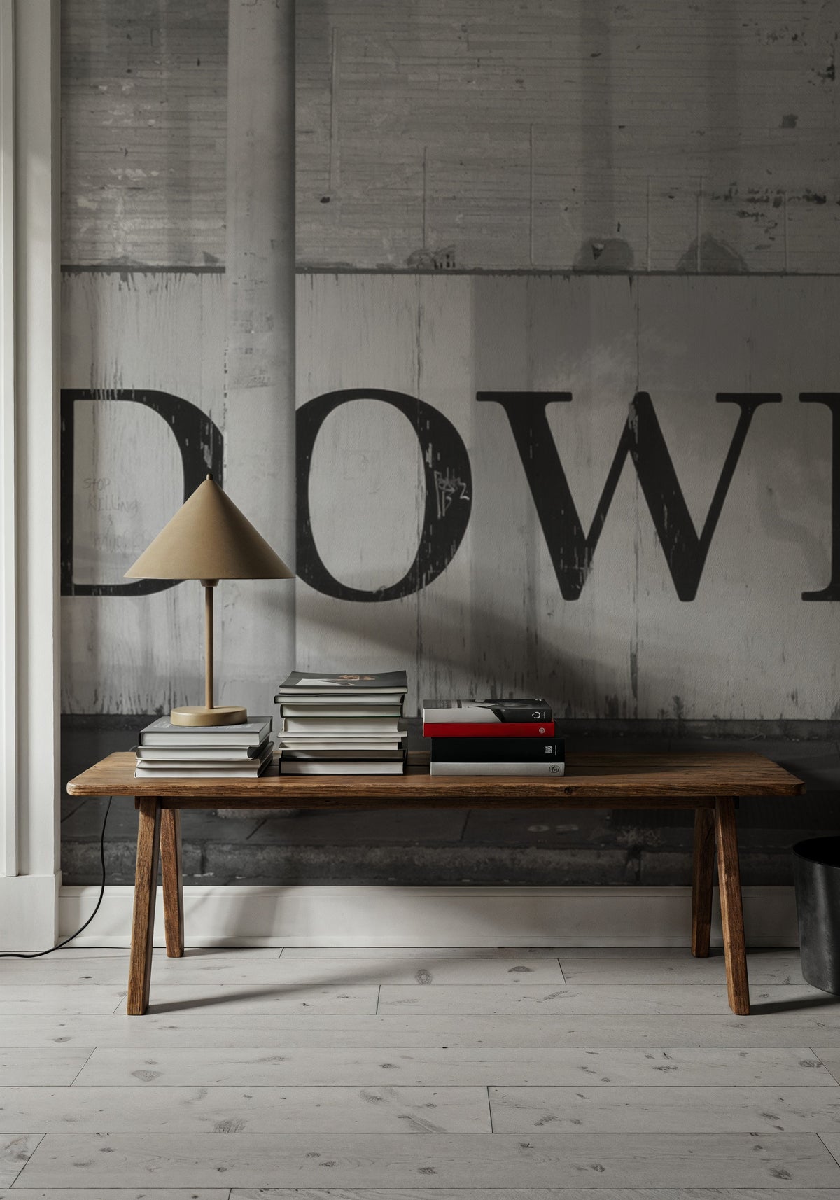 Downtown Arrow Mural Wallpaper - room preview 02