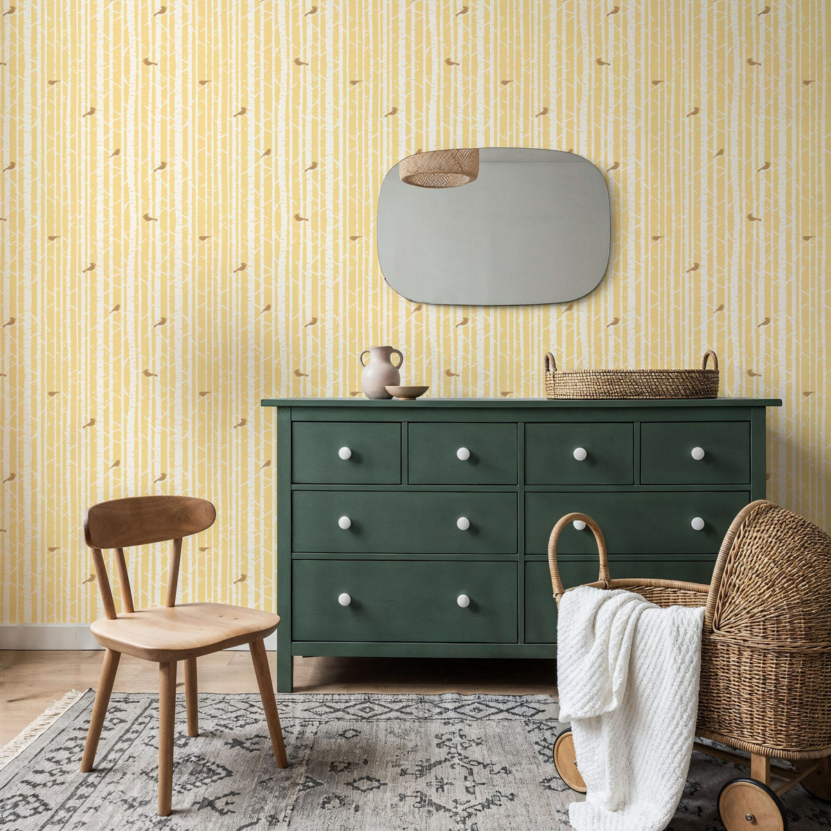 Forest View, Sunshine Mural Wallpaper - room preview 02