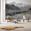 Mountain Stream Serenity Mural Wallpaper - room preview 02